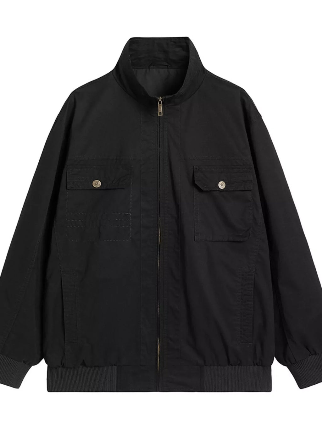 Men's Plus Size Casual Lightweight Zip-Up Jacket