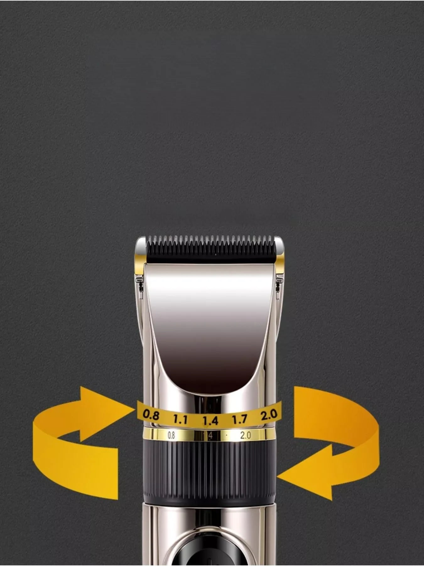 Waterproof Hair Clipper with LED Display
