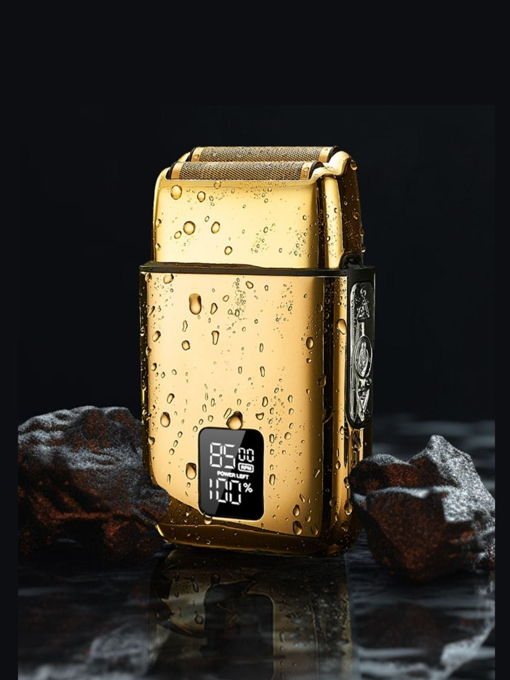 Rechargeable Electric Foil Shaver with Digital Display