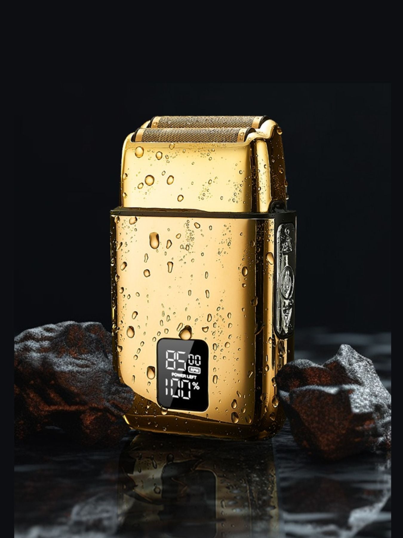 Rechargeable Electric Foil Shaver with Digital Display