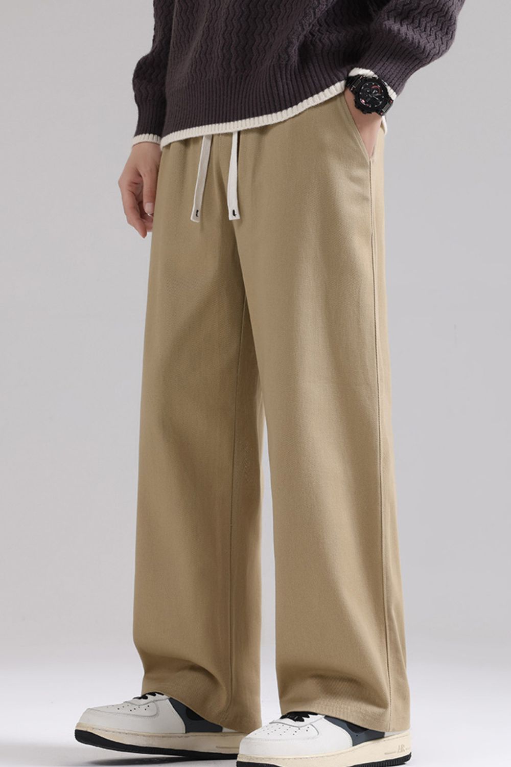 Men's Plus Size Relaxed Fit Drawstring Pants