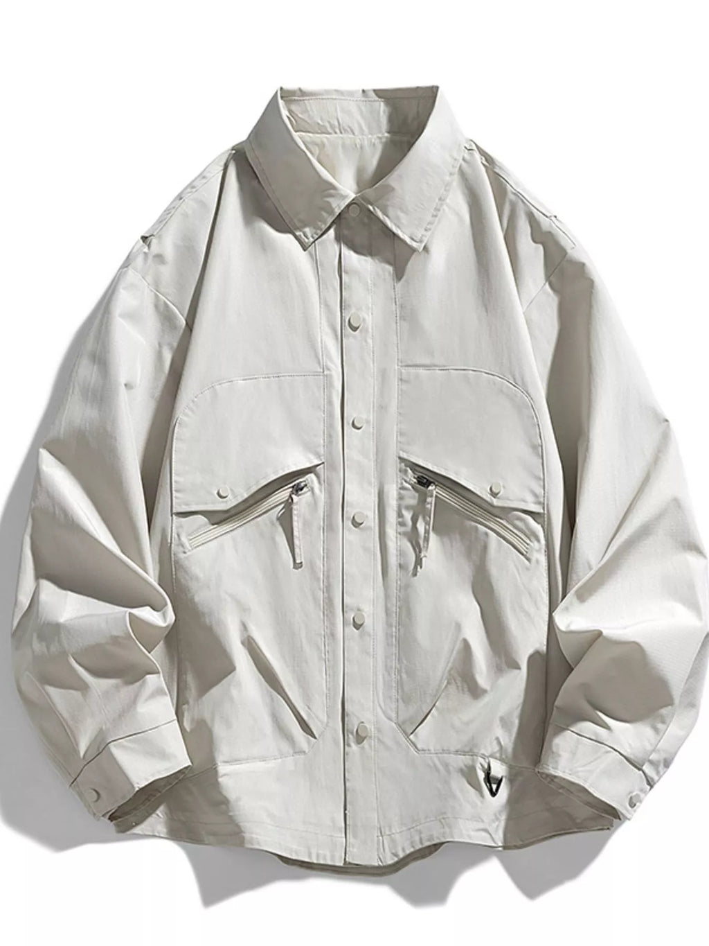 Men's Plus Size Casual Snap-Down Jacket
