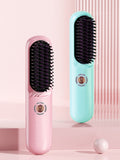 Portable Heated Hair Straightening Comb