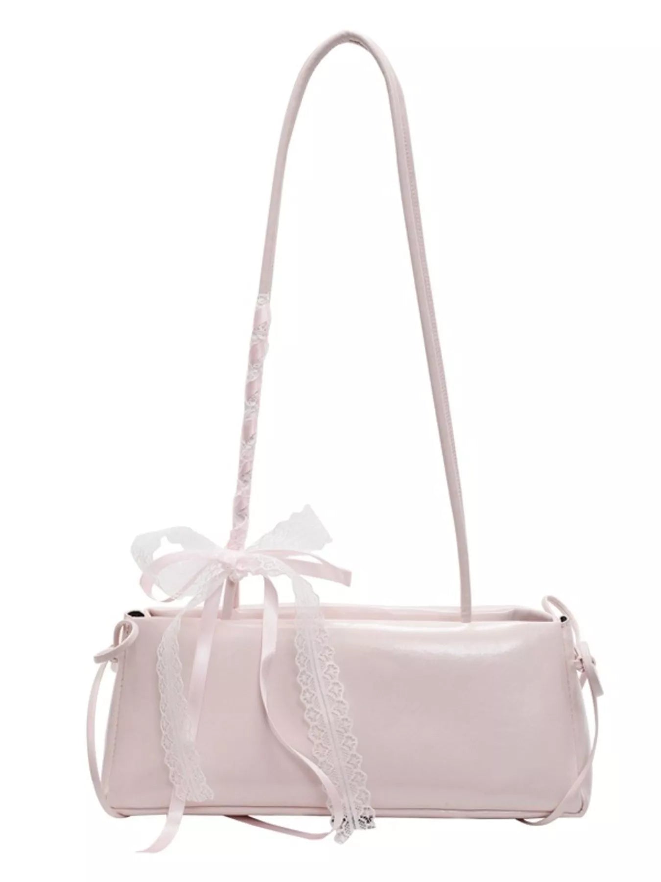 Lace Decor Shoulder Bag