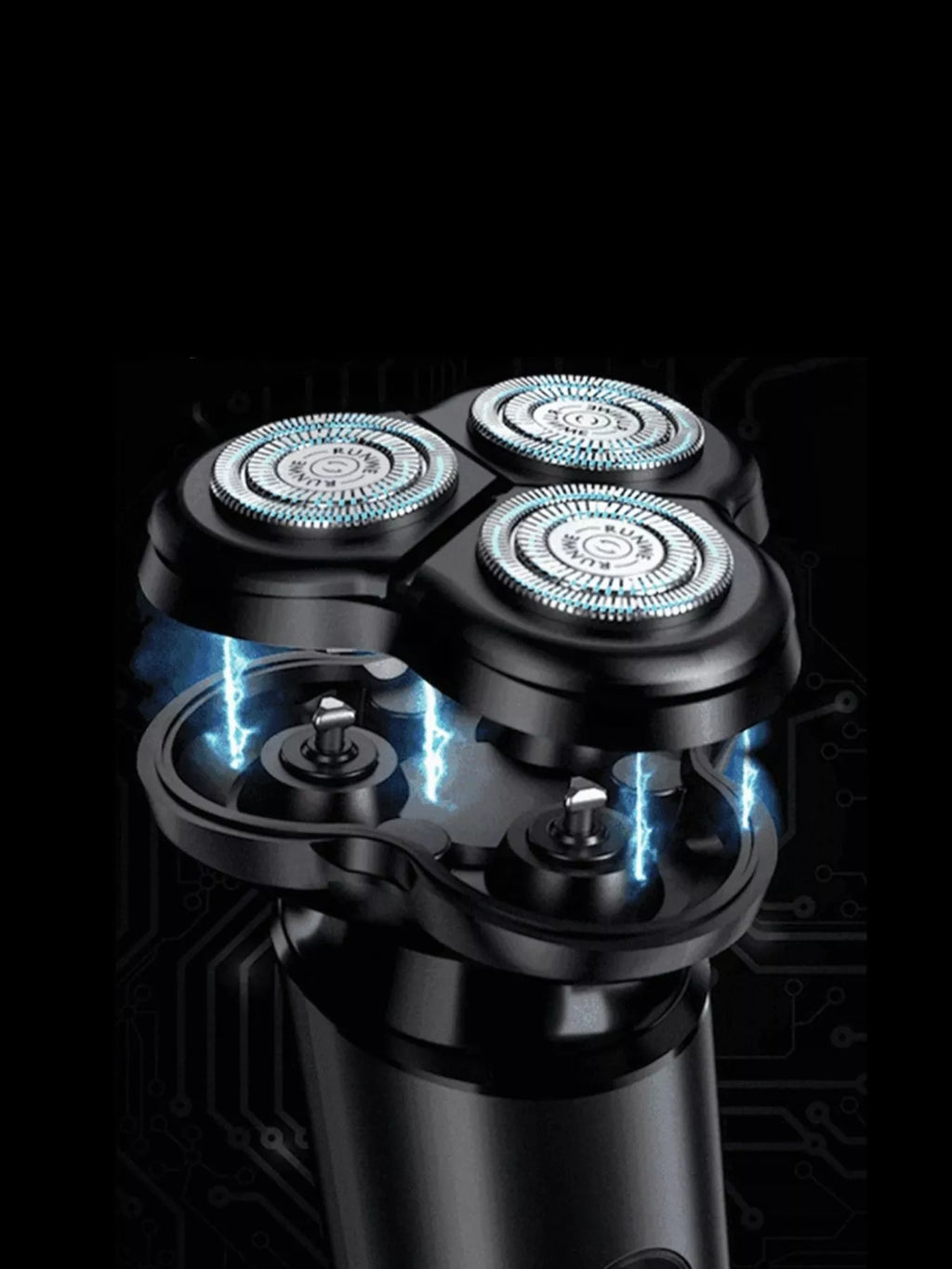 3-Head Rotary Electric Shaver
