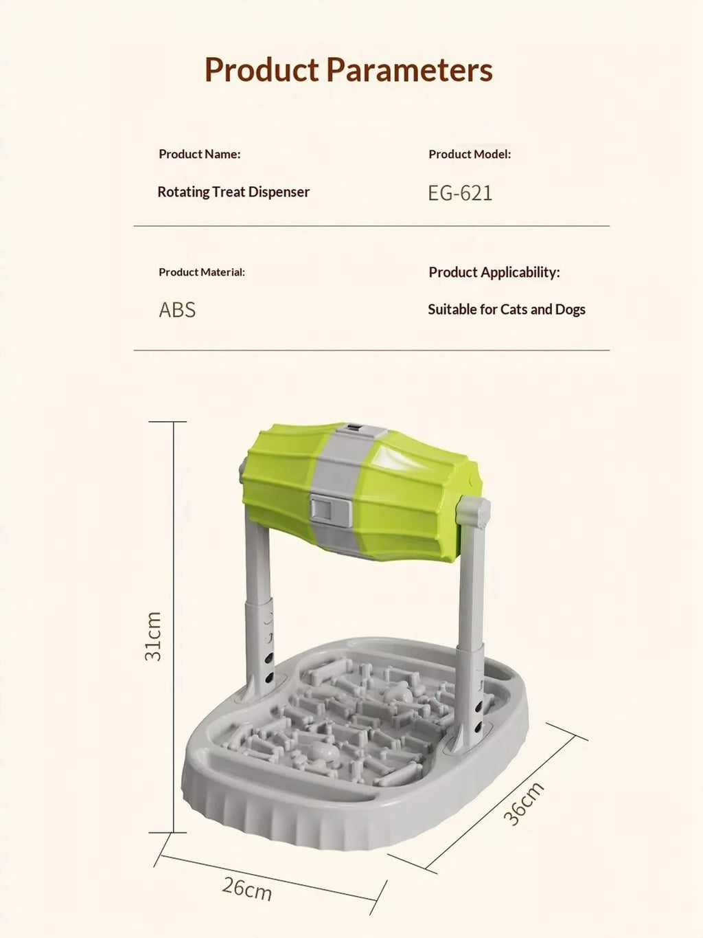 Adjustable Height Pet Feeding Station