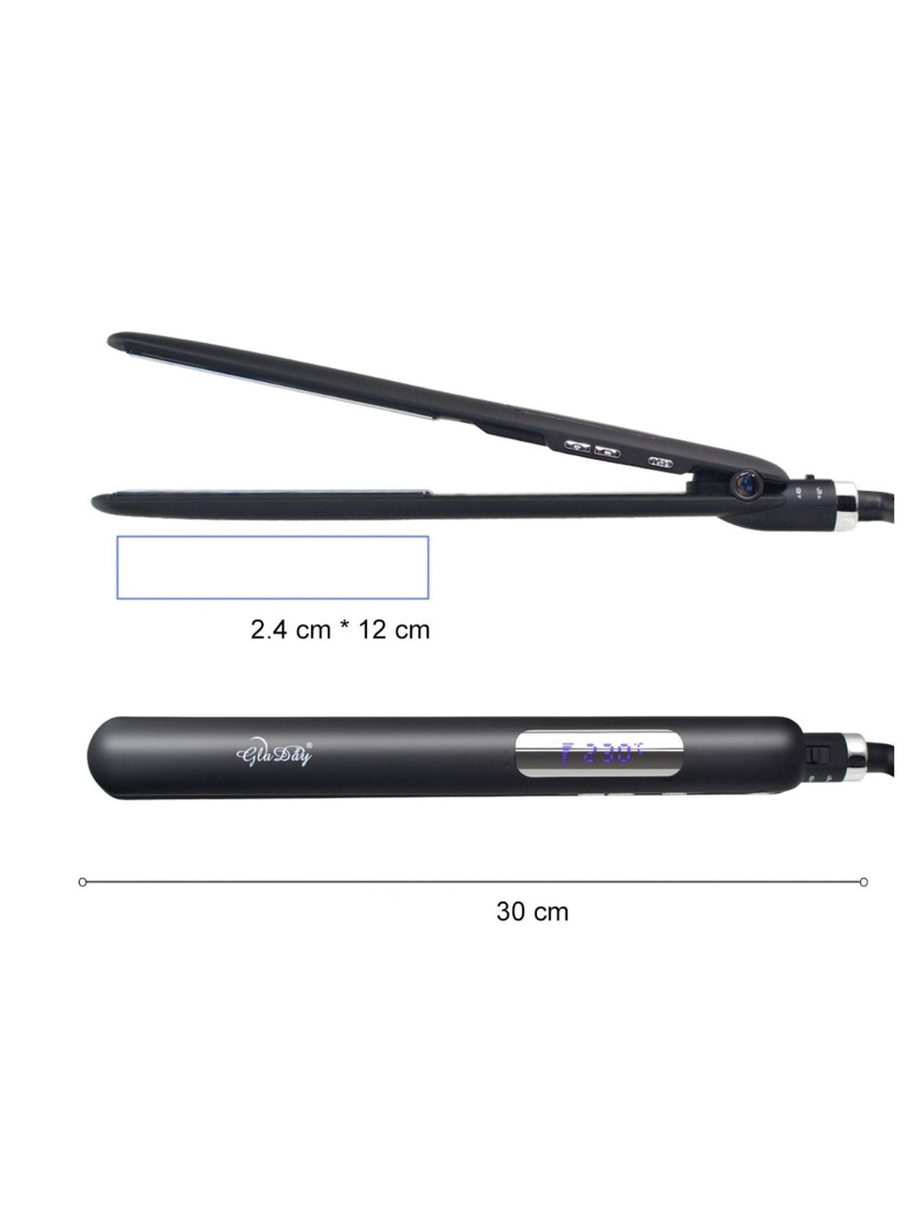 Digital Display Hair Straightener