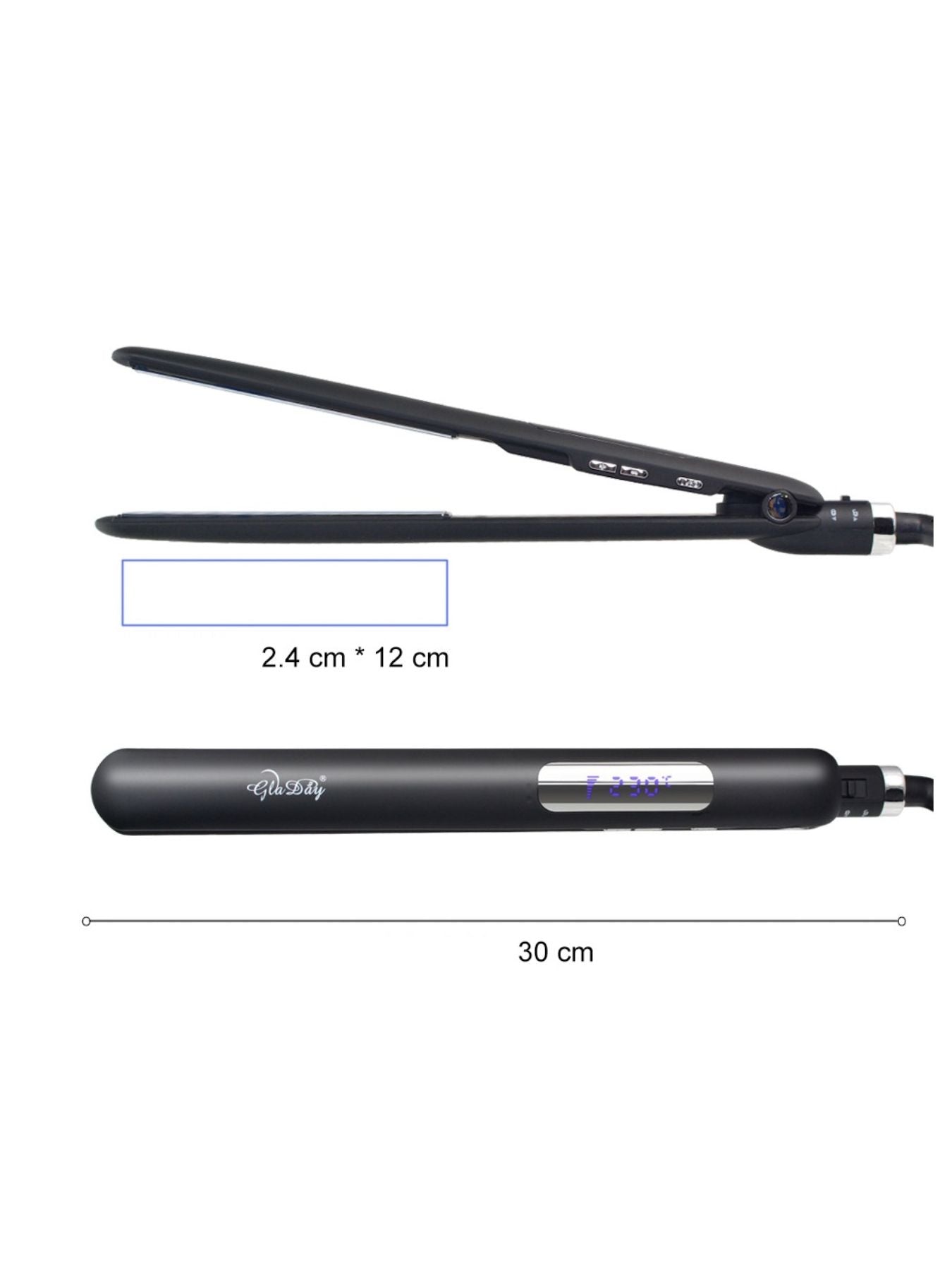 Digital Display Hair Straightener