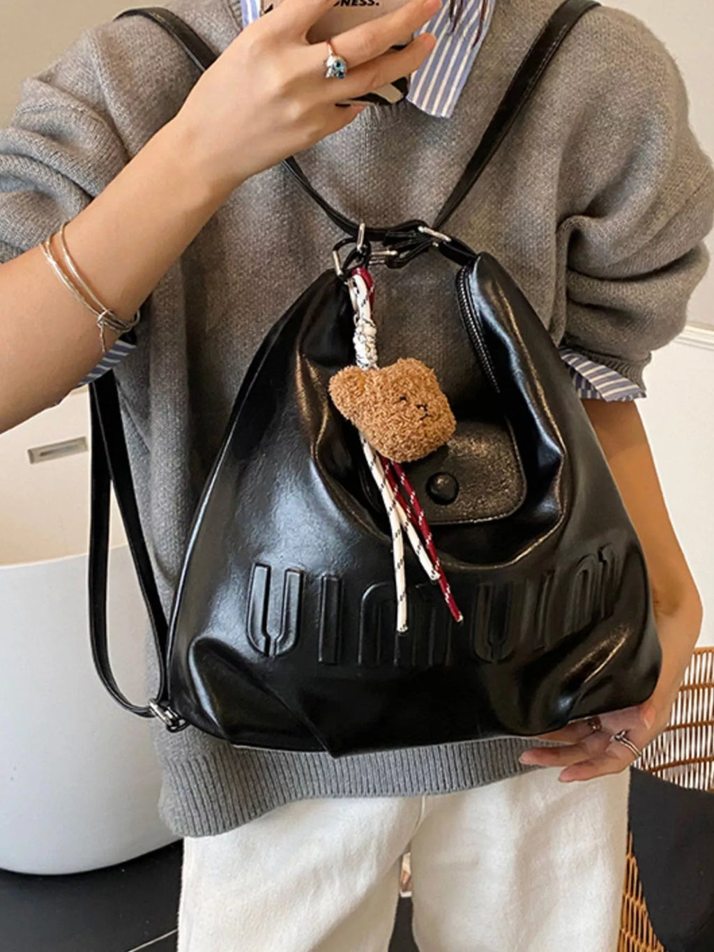 Adjustable Strap Convertible Shoulder Bag