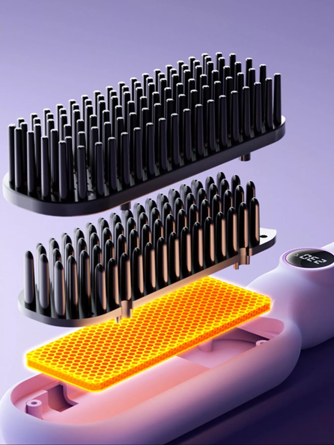 Heating Straightening Comb