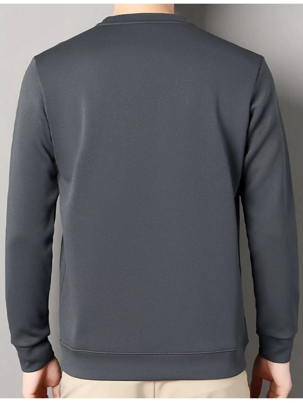 Men's Plus Size Casual Long Sleeve T-Shirt