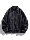 Men's Plus Size Vintage Zip Up Jacket