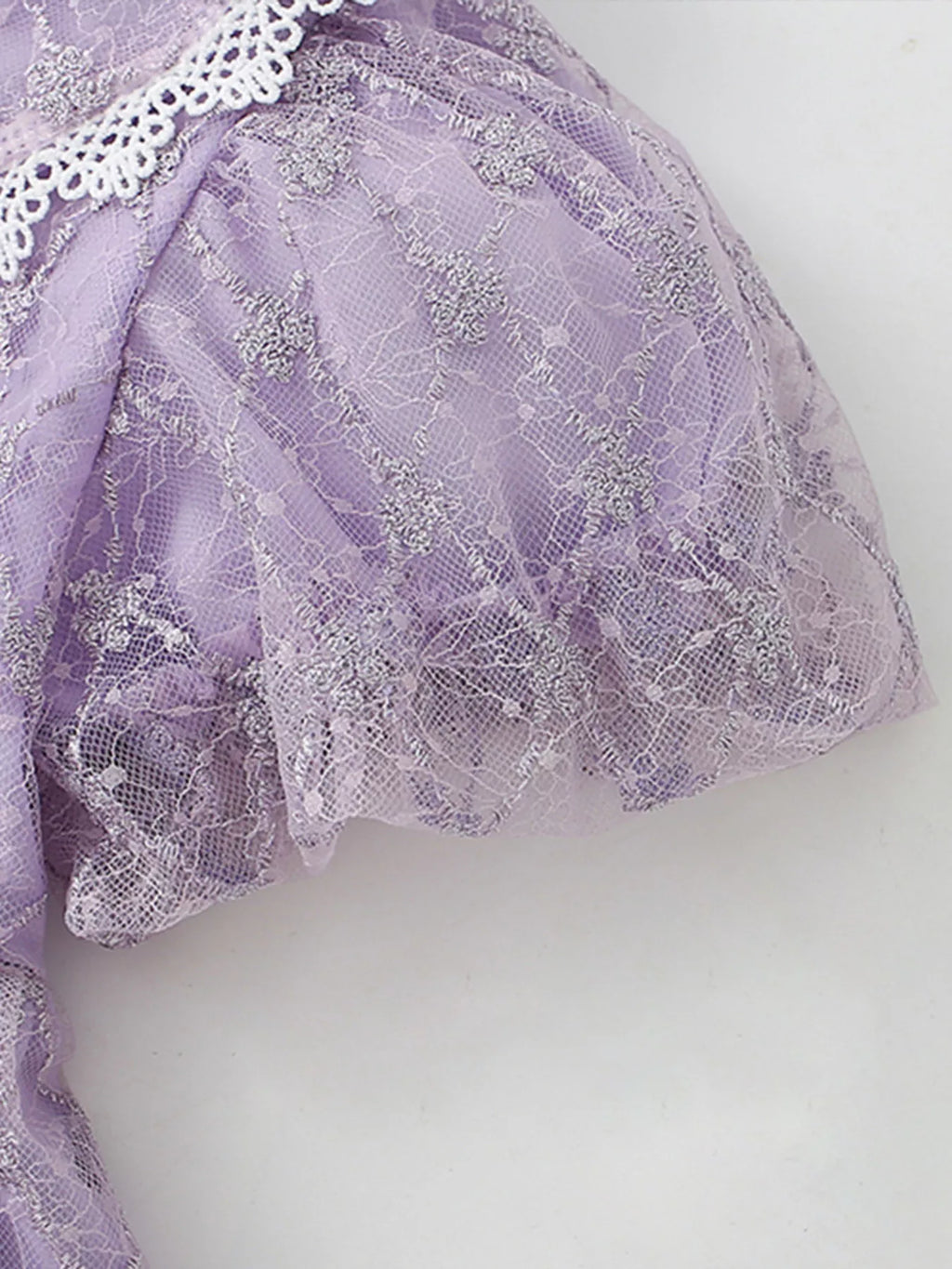 Children's Lace Peter Pan Collar Dress