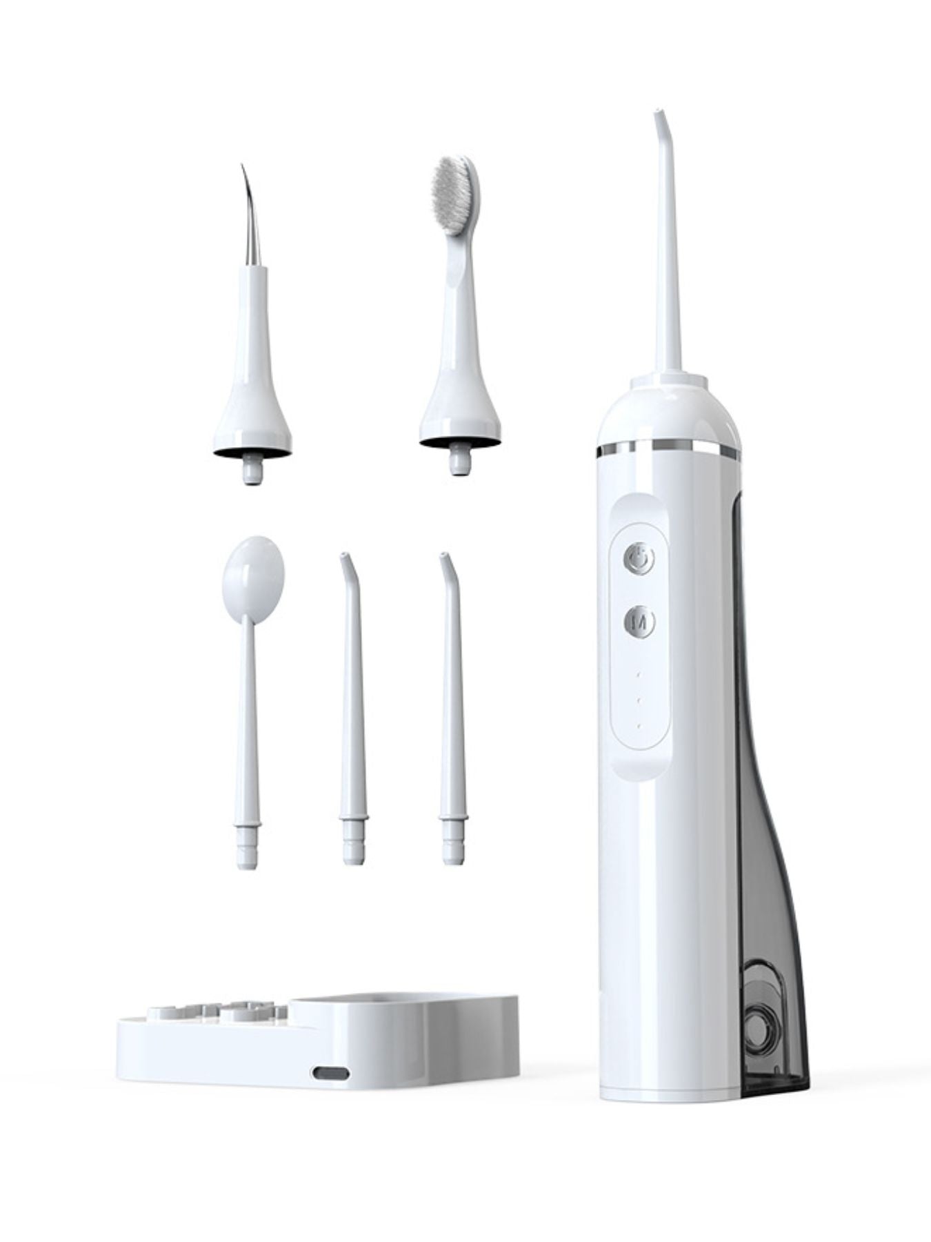 Portable Water Flosser with Multiple Nozzles