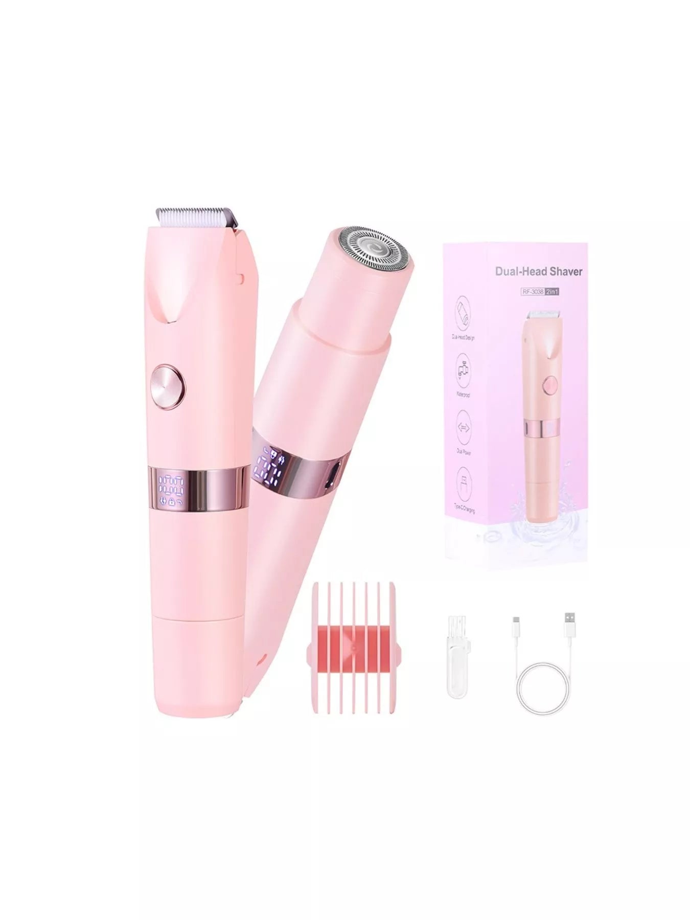 2-in-1 Painless Electric Hair Removal