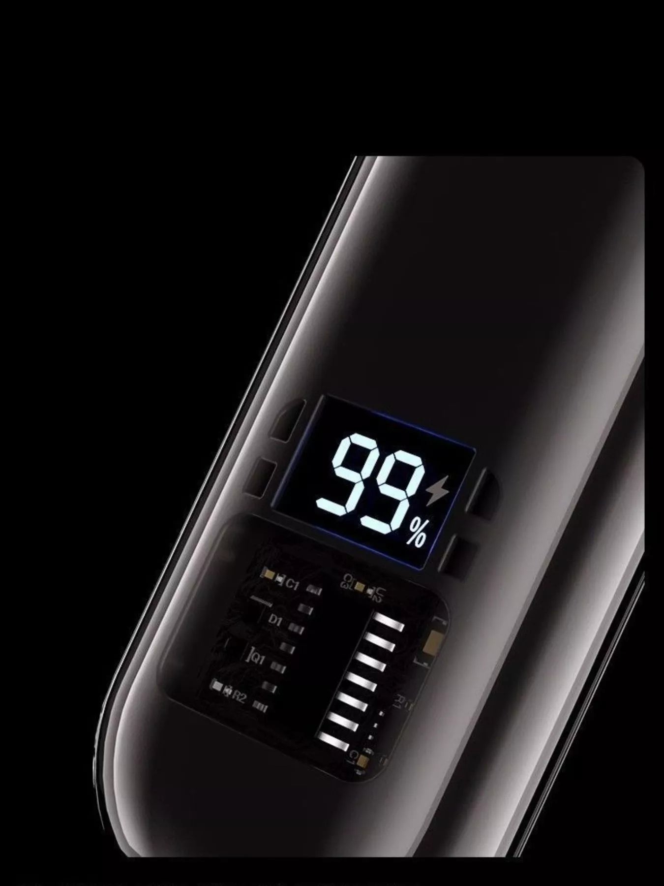 Rechargeable LED Display Nose Hair Trimmer