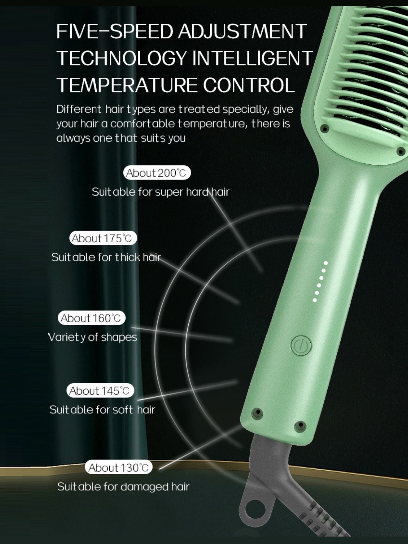 Fast Heating Straightening Comb