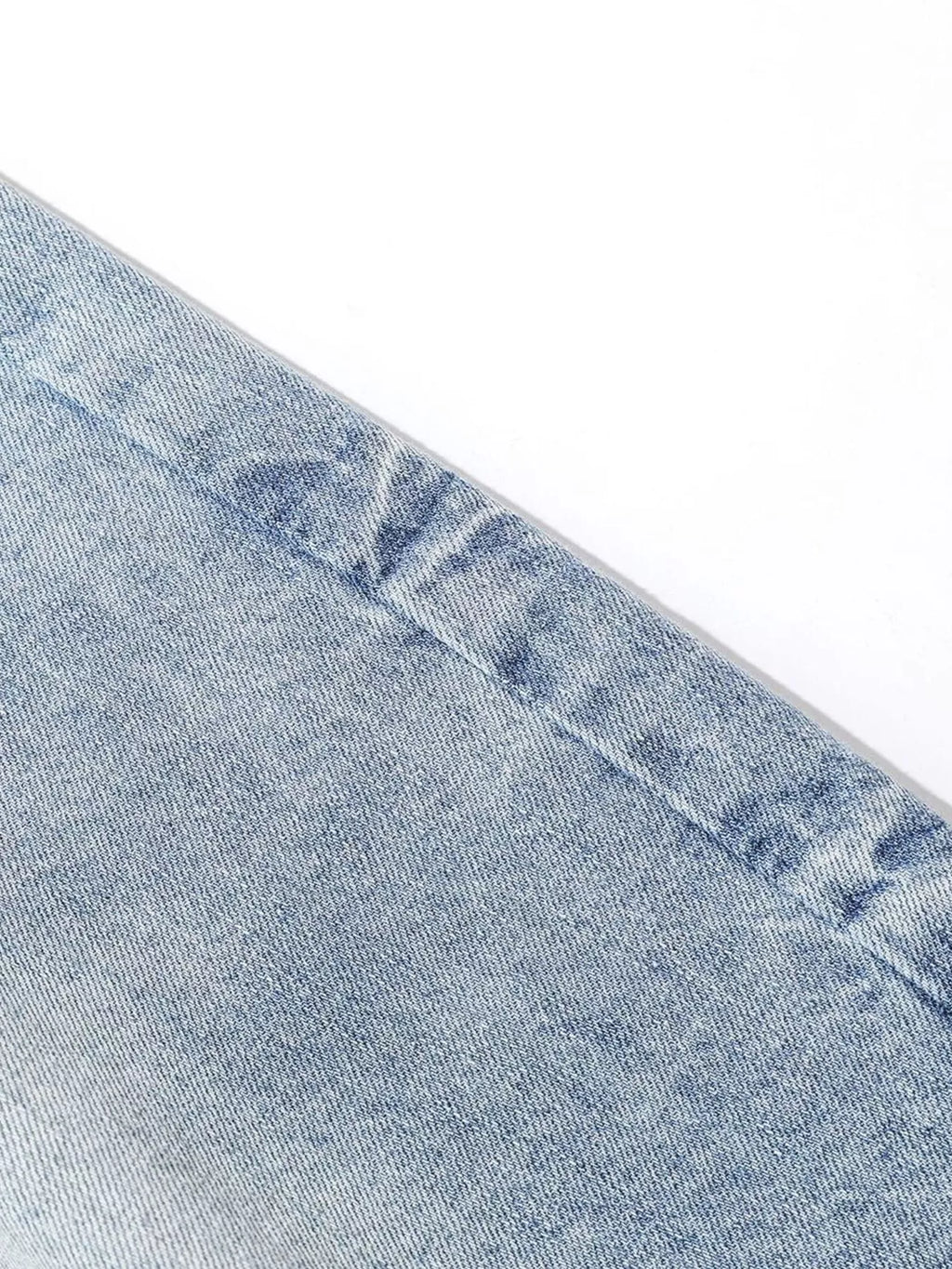 Men's Wide Leg Denim Capris
