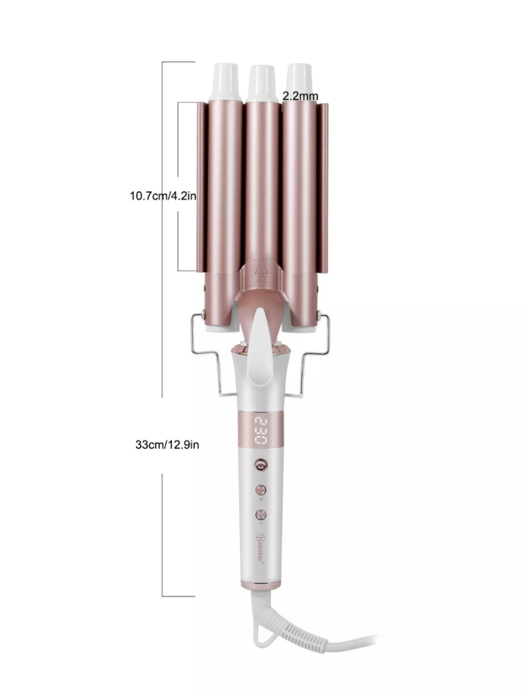 3-Barrel Hair Curling Iron