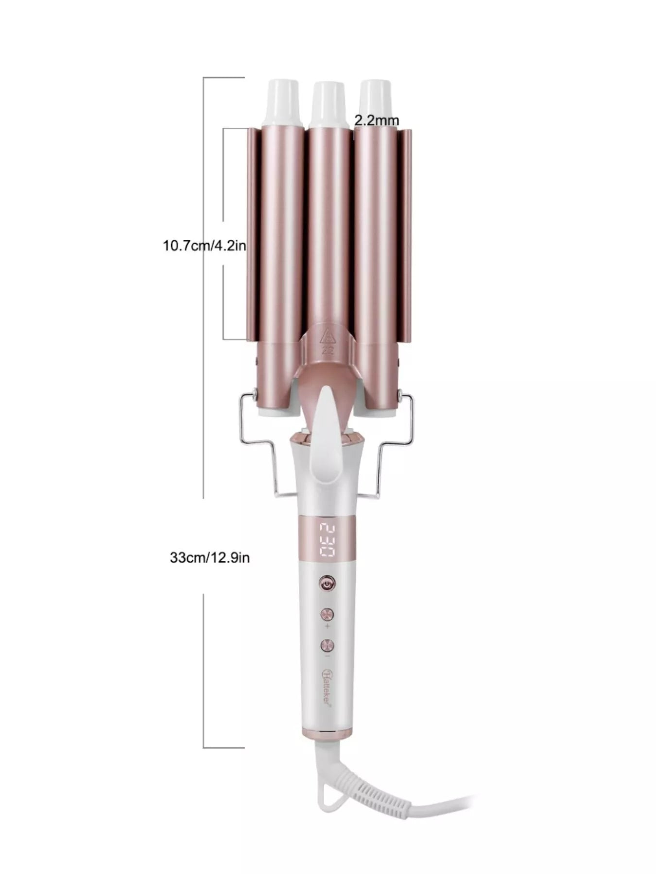 3-Barrel Hair Curling Iron