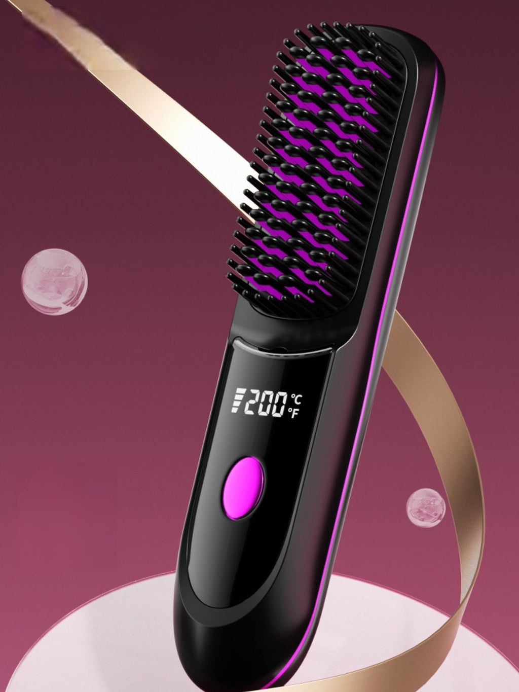 Fast Heating Anti-Scald Straightening Comb