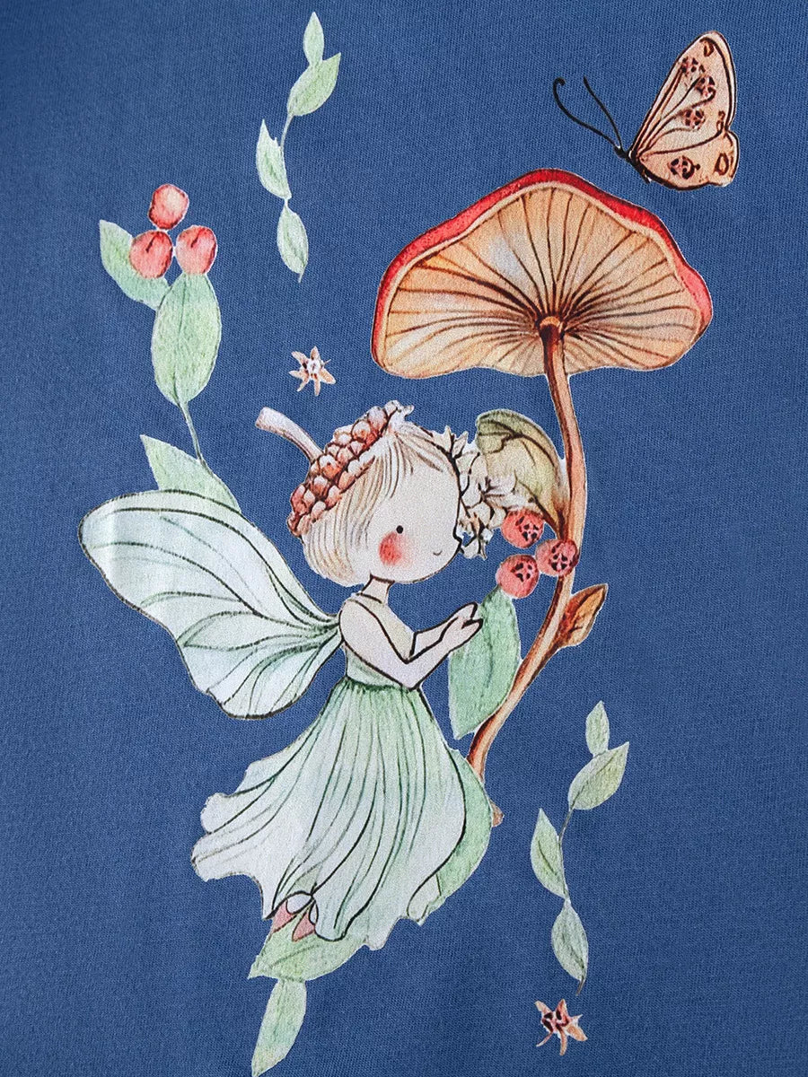 Children's Striped Fairy Casual Dress
