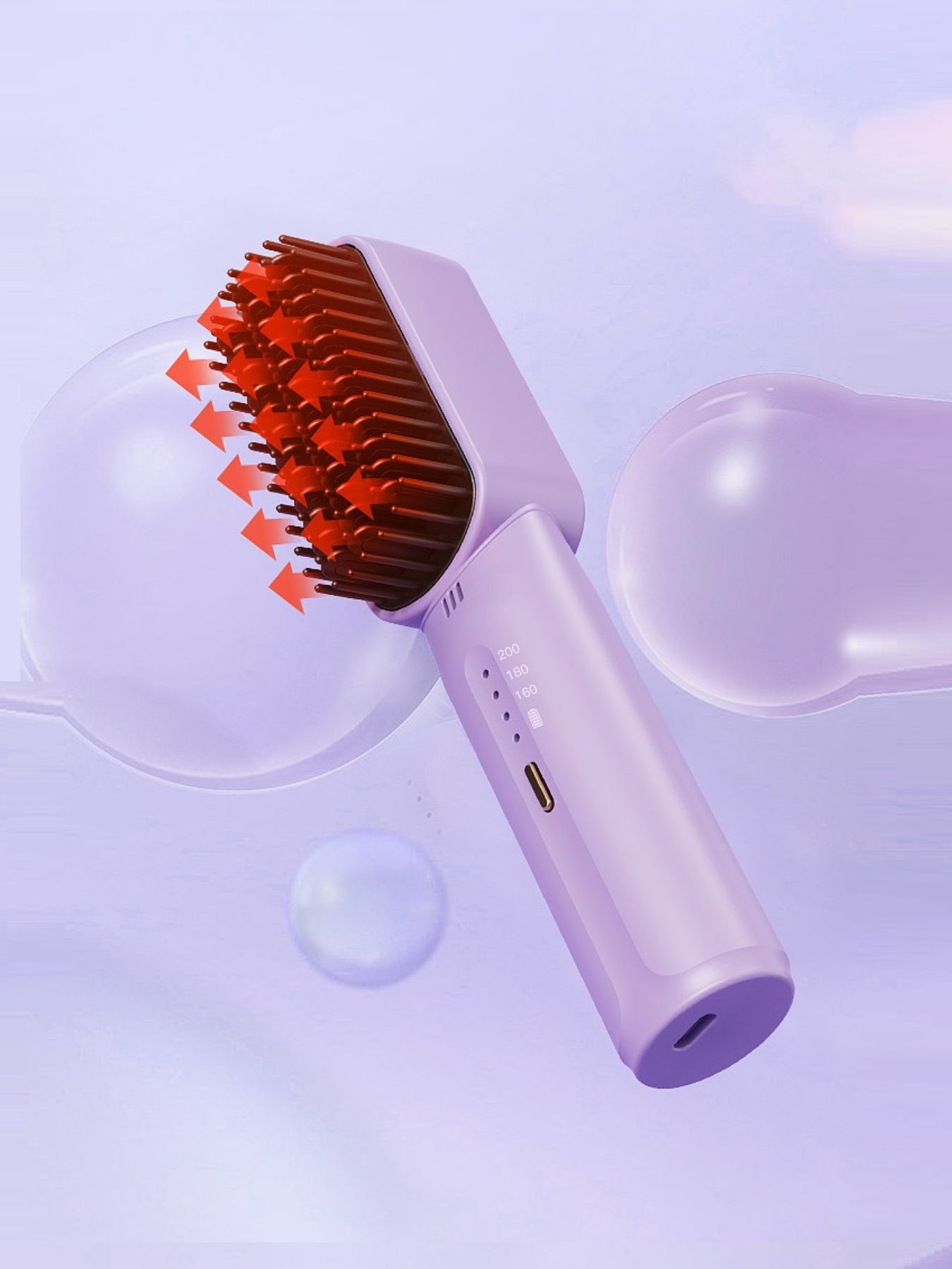 Portable Heated Straightening Comb