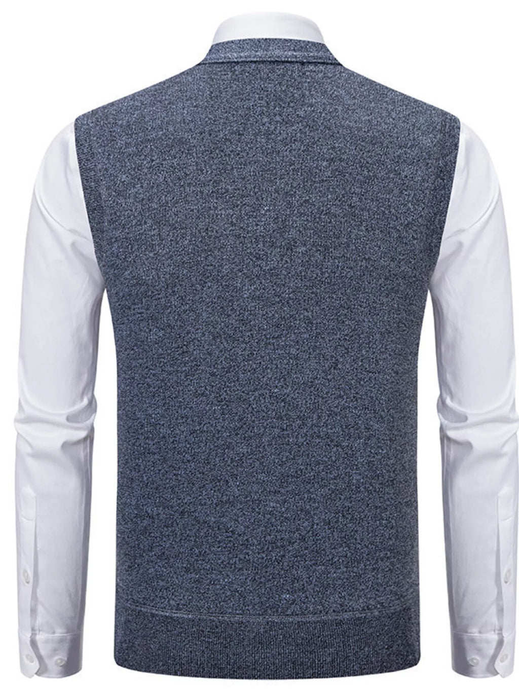 Men's Plus Size Button-Down Sweater Vest