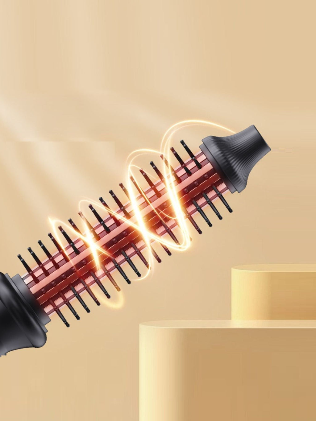 Rotating Heated Straightening Comb