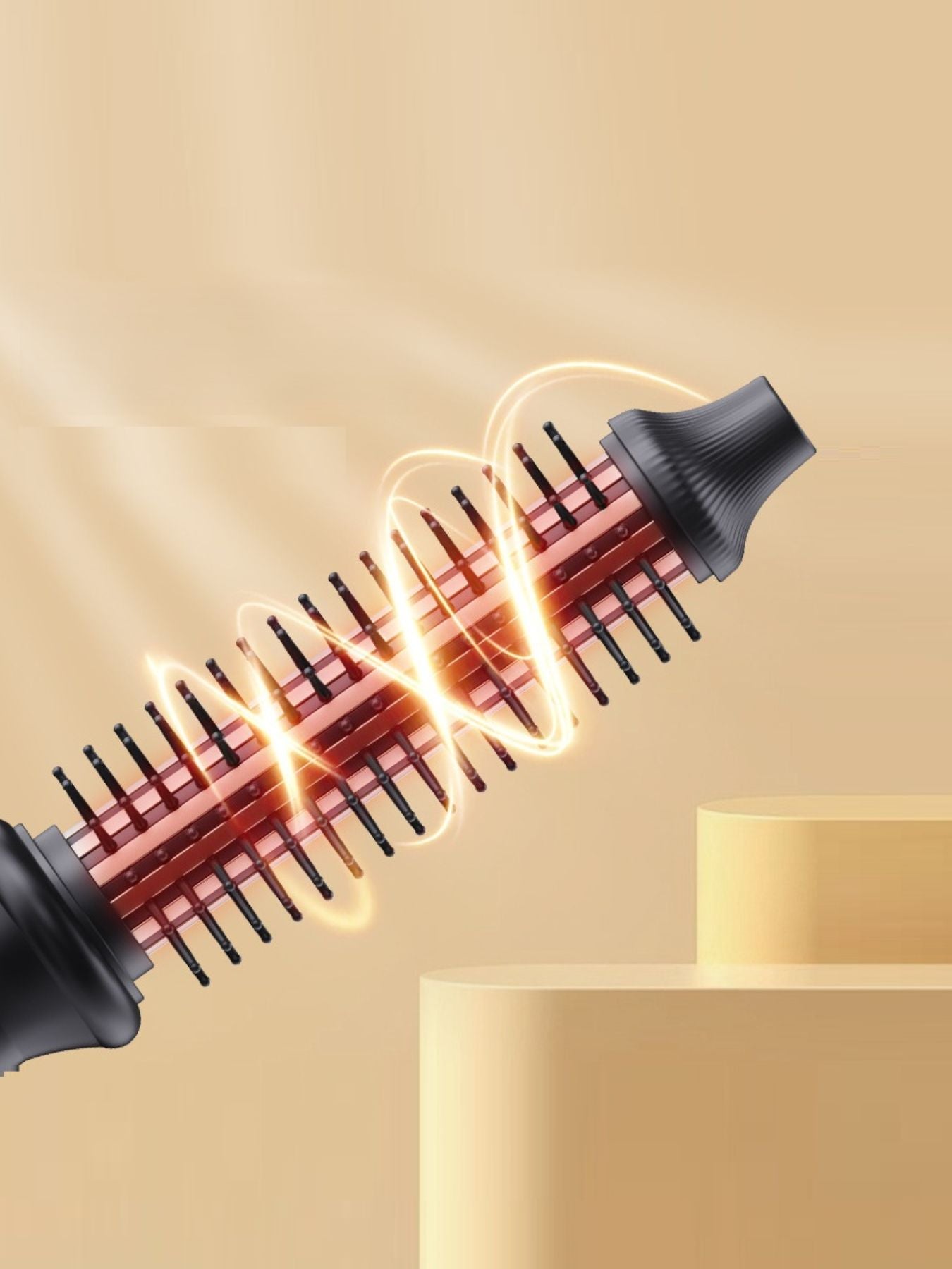 Rotating Heated Straightening Comb