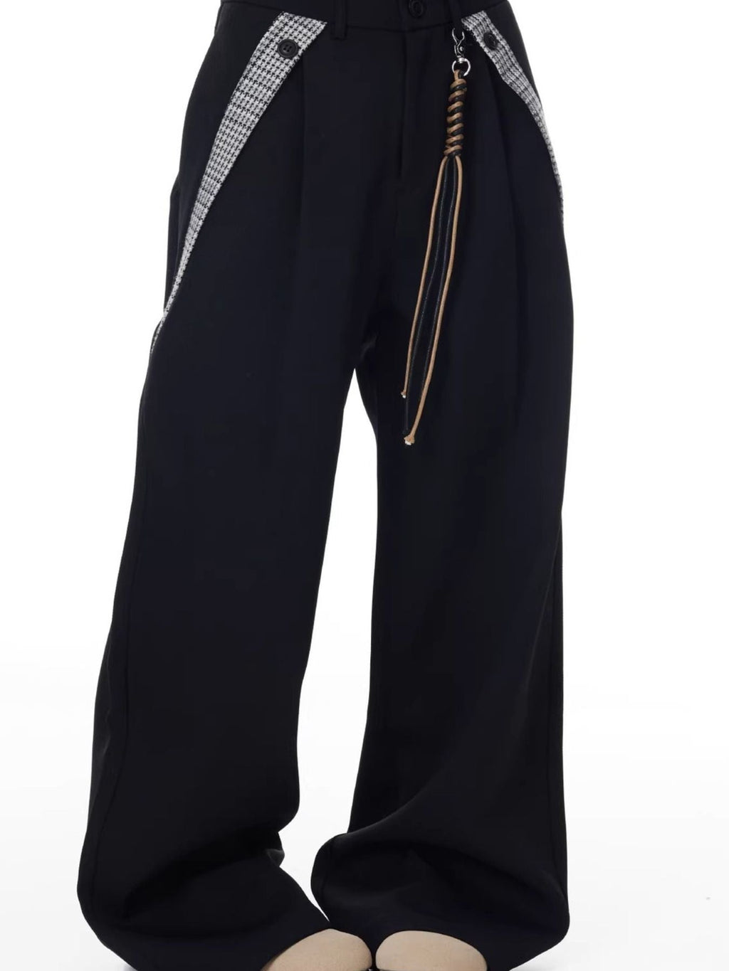 Men's Plus Size Wide Leg Pants