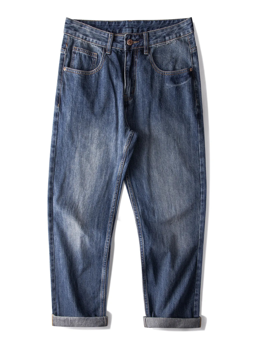 Men's Vintage Wash Loose Fit Jeans