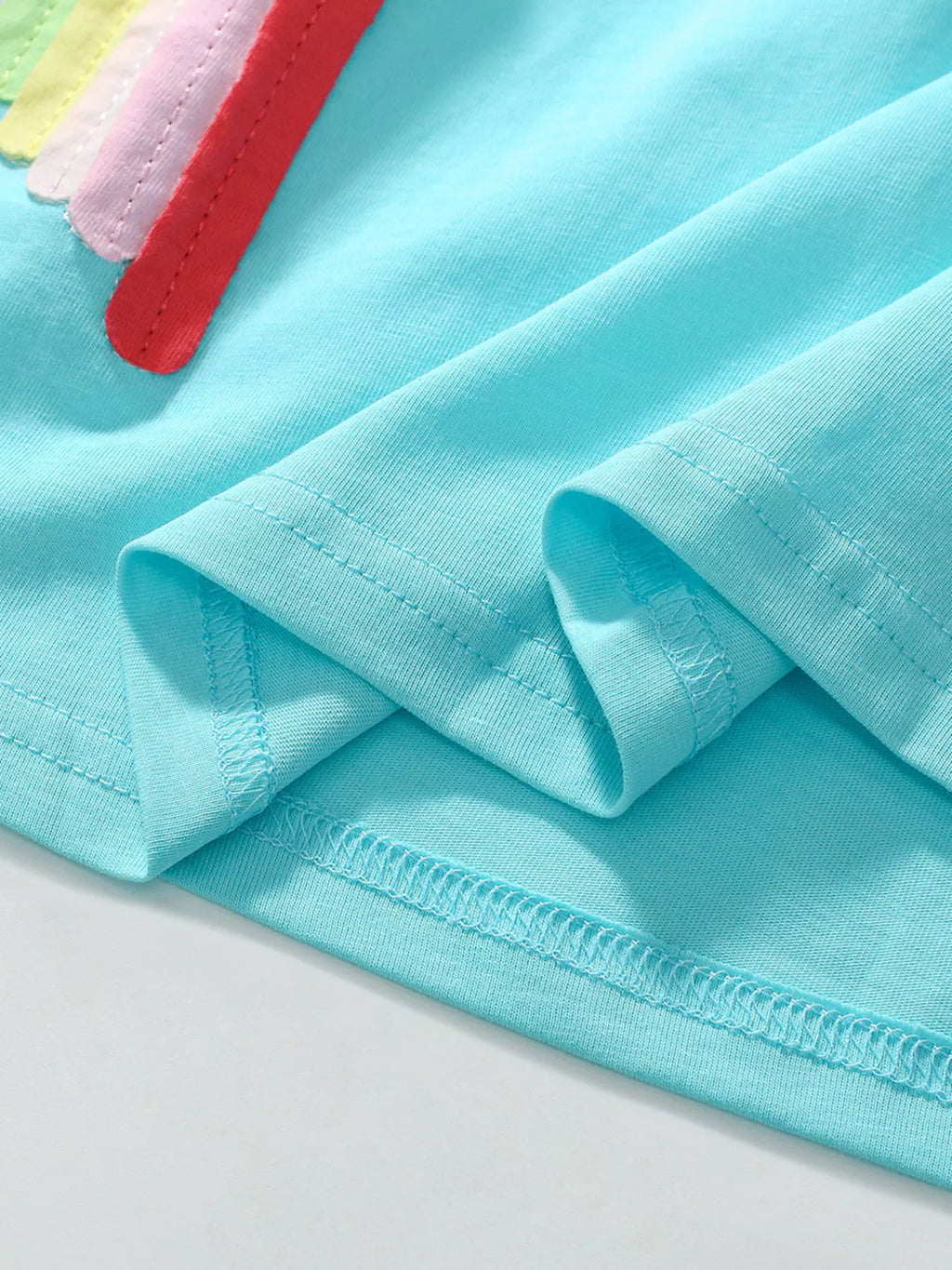 Children's Embroidered Short Sleeve Dress
