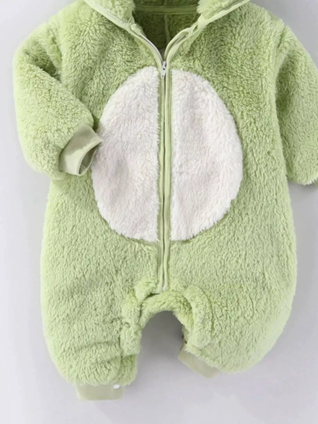 Children's Animal Plush Hooded One-Piece Jumpsuit