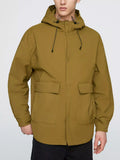Men's Plus Size Urban Style Hooded Snap Down Jacket