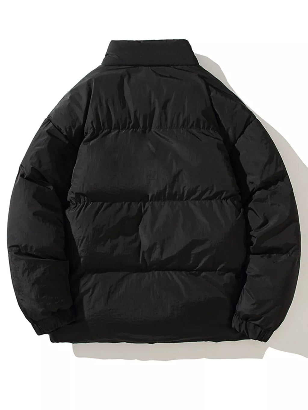 Men's Full Size Zip Up Fleece Puffer Jacket Plus Size