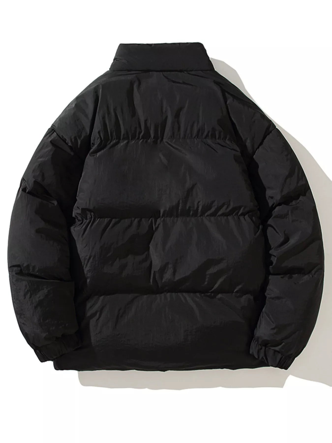 Men's Full Size Zip Up Fleece Puffer Jacket Plus Size