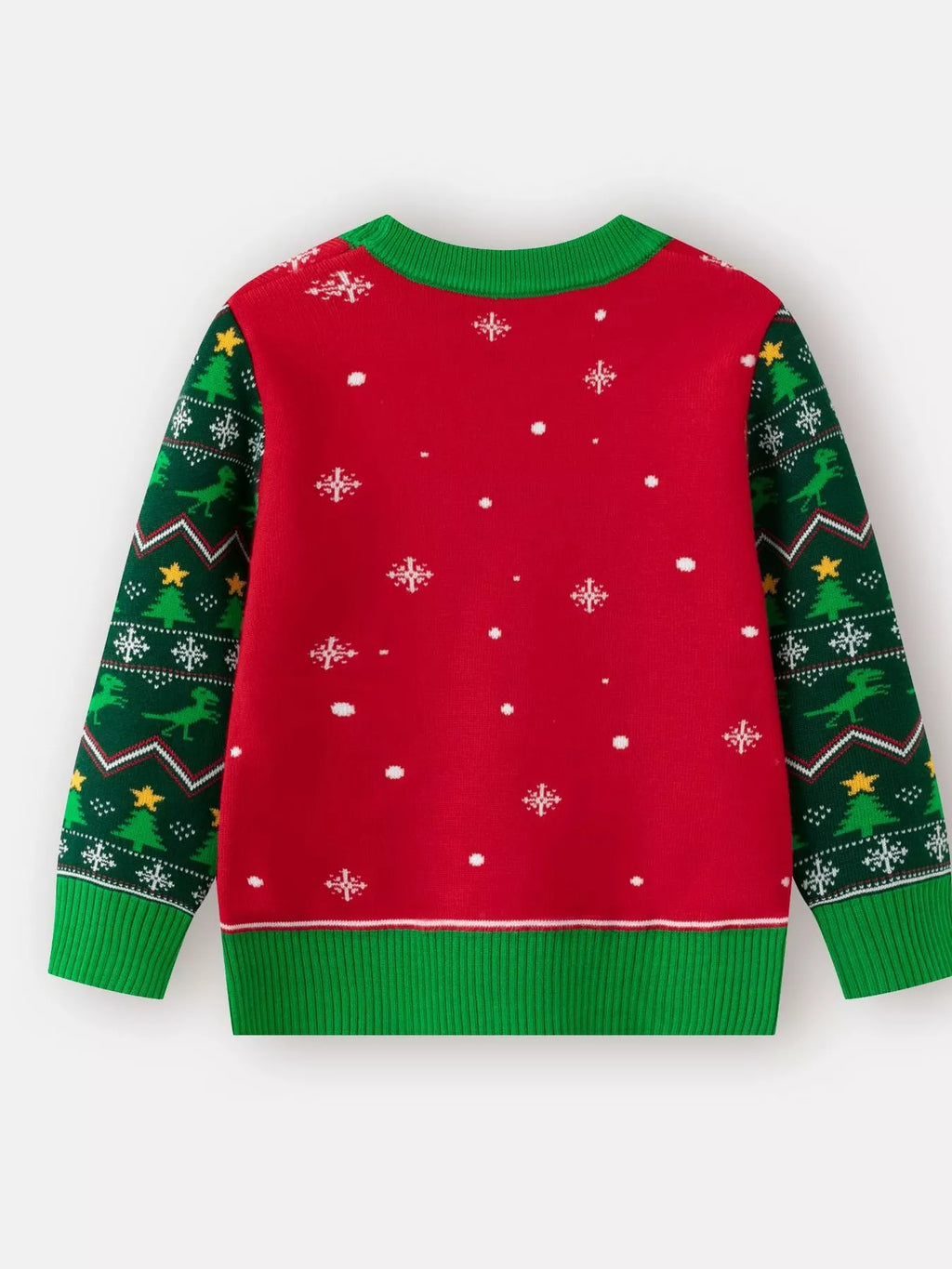 Children's Christmas Tree Round Neck Sweater