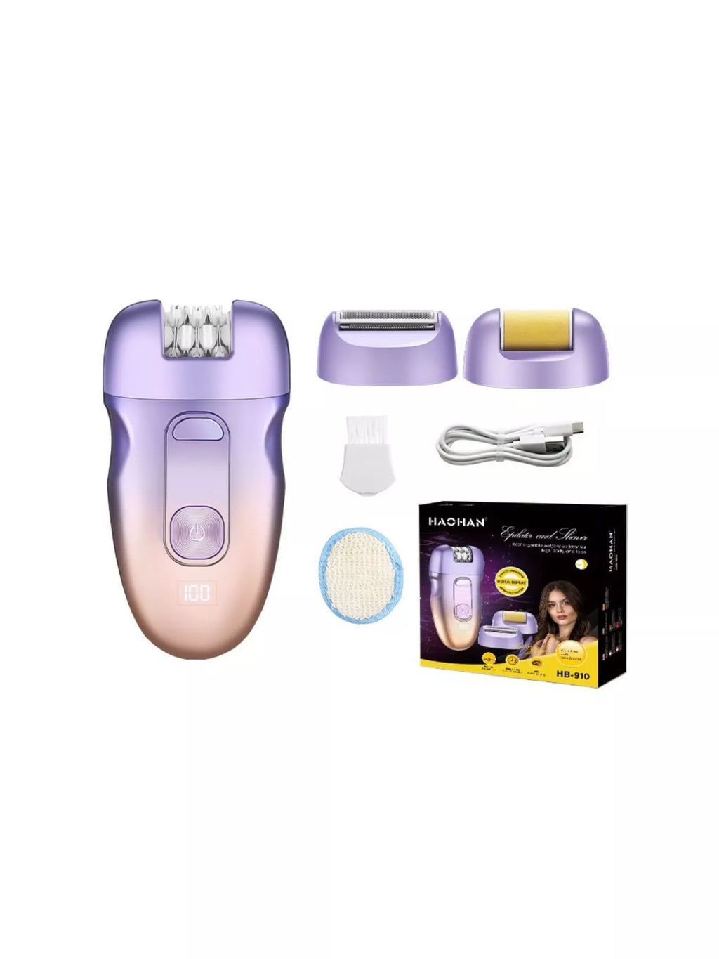 3 in 1 Portable Hair Removal Epilator
