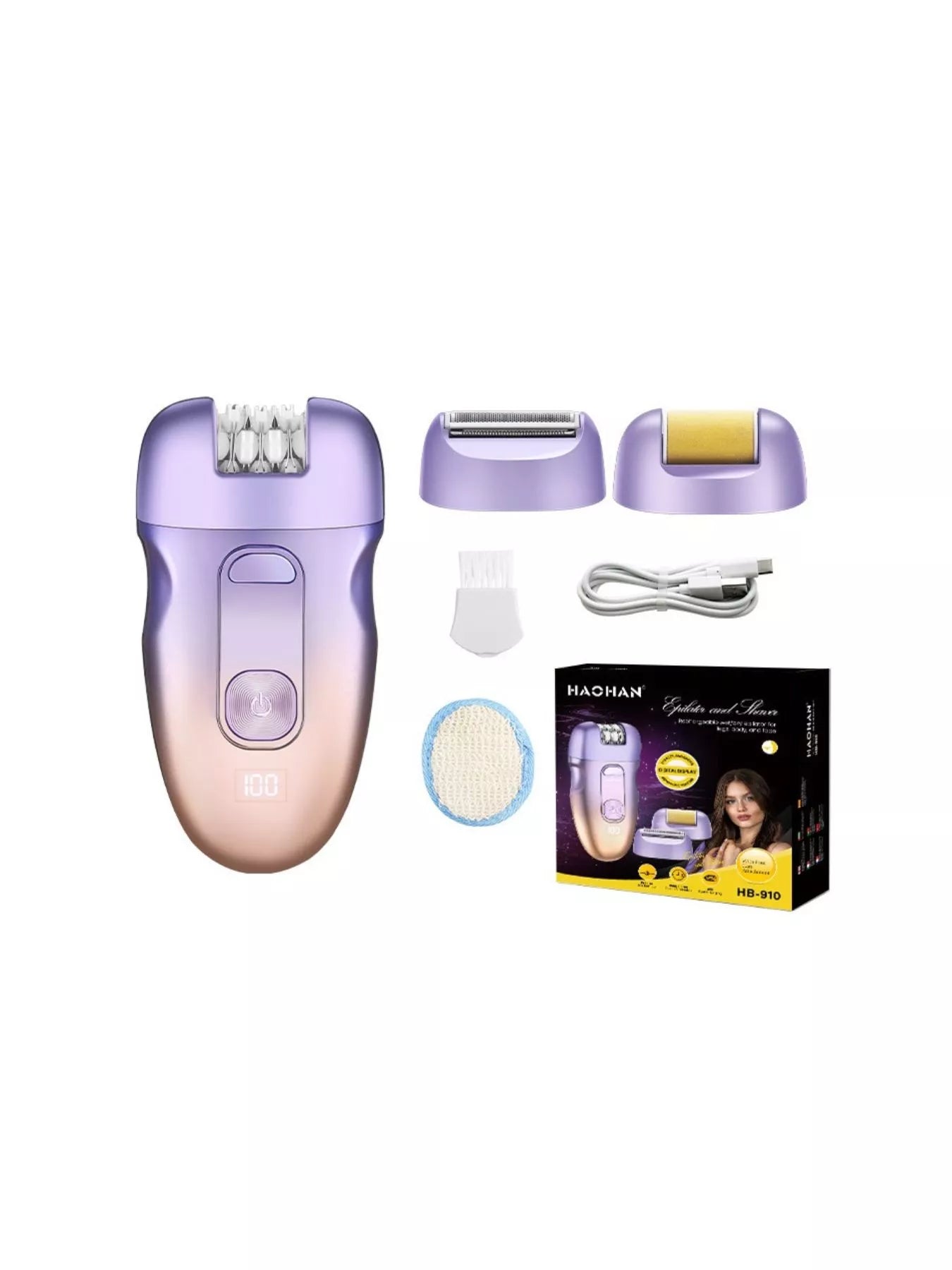 3 in 1 Portable Hair Removal Epilator