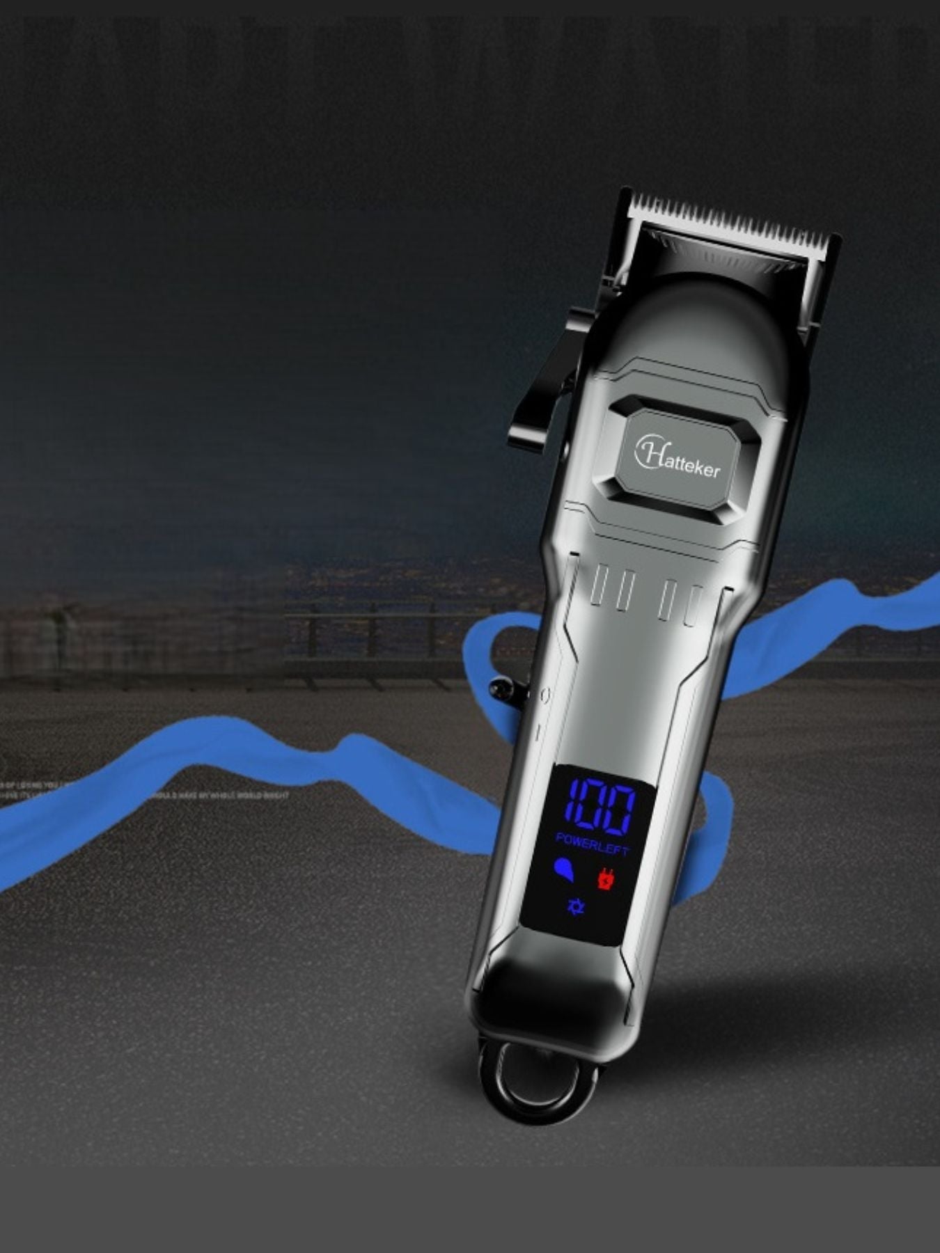 Cordless Hair Clipper with LED Display