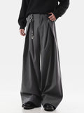 Men's Plus Size Wide Leg Striped Pants