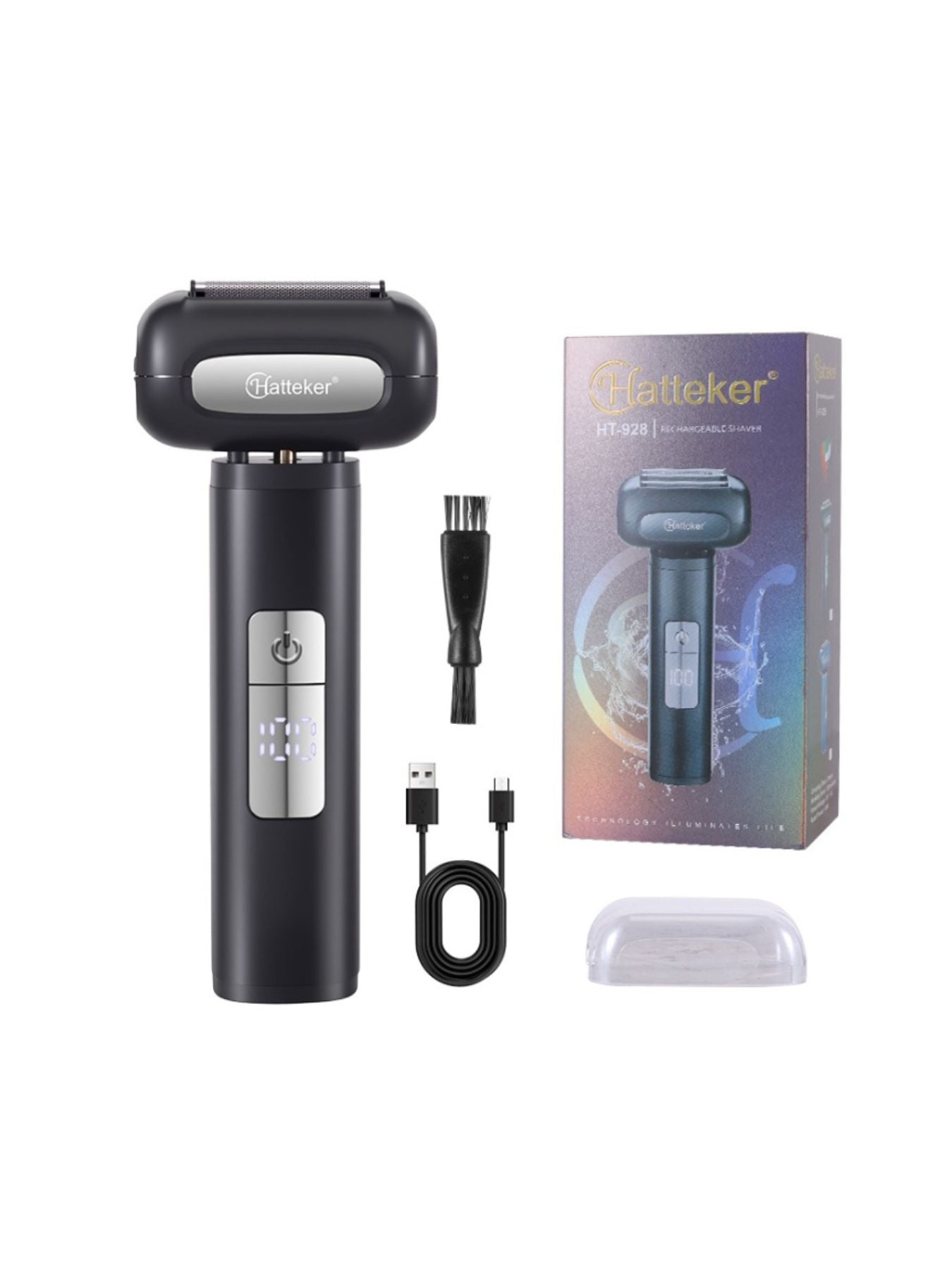 Electric Shaver with LED Display