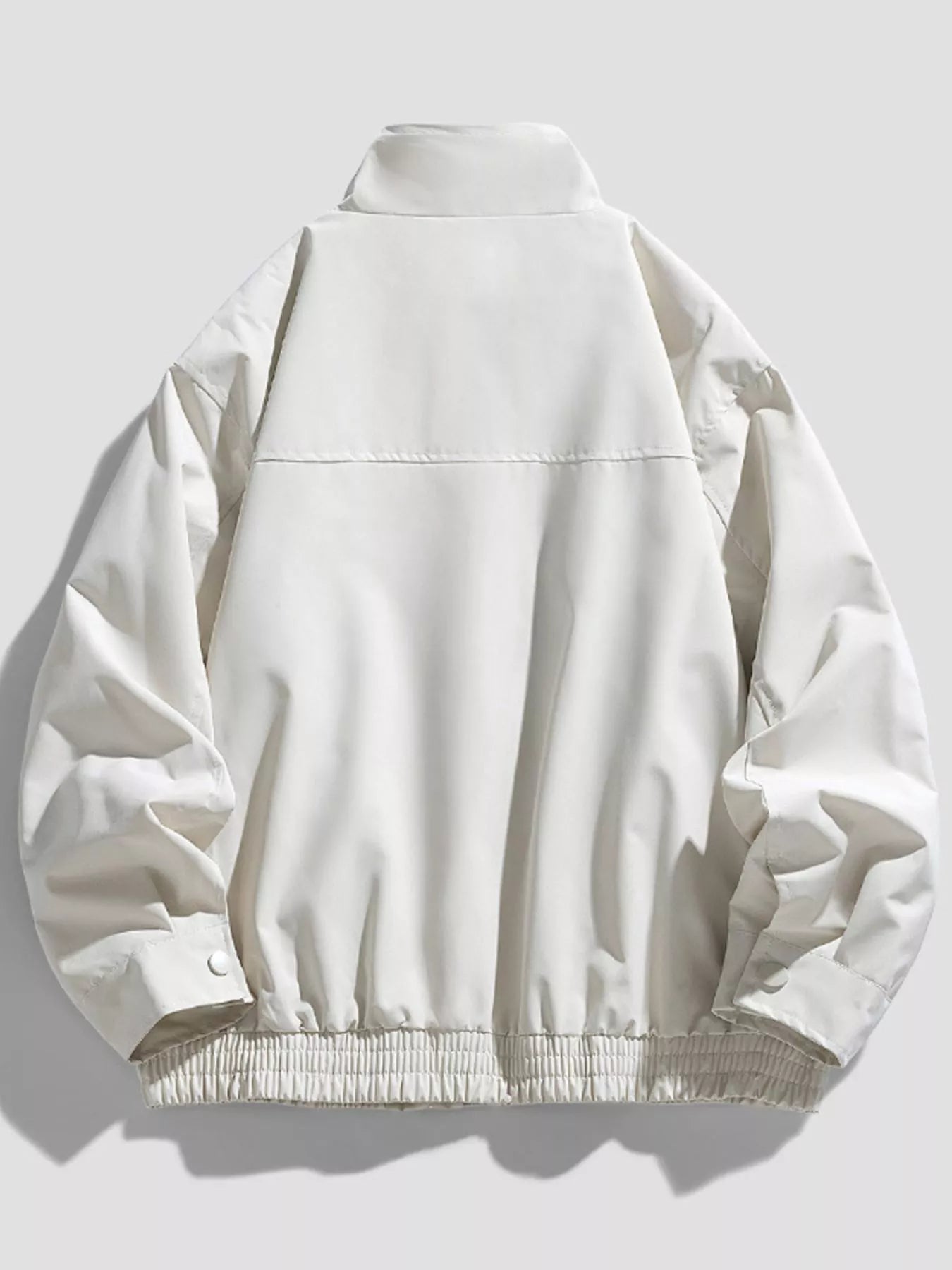Men's Plus Size Zip Up Casual Jacket
