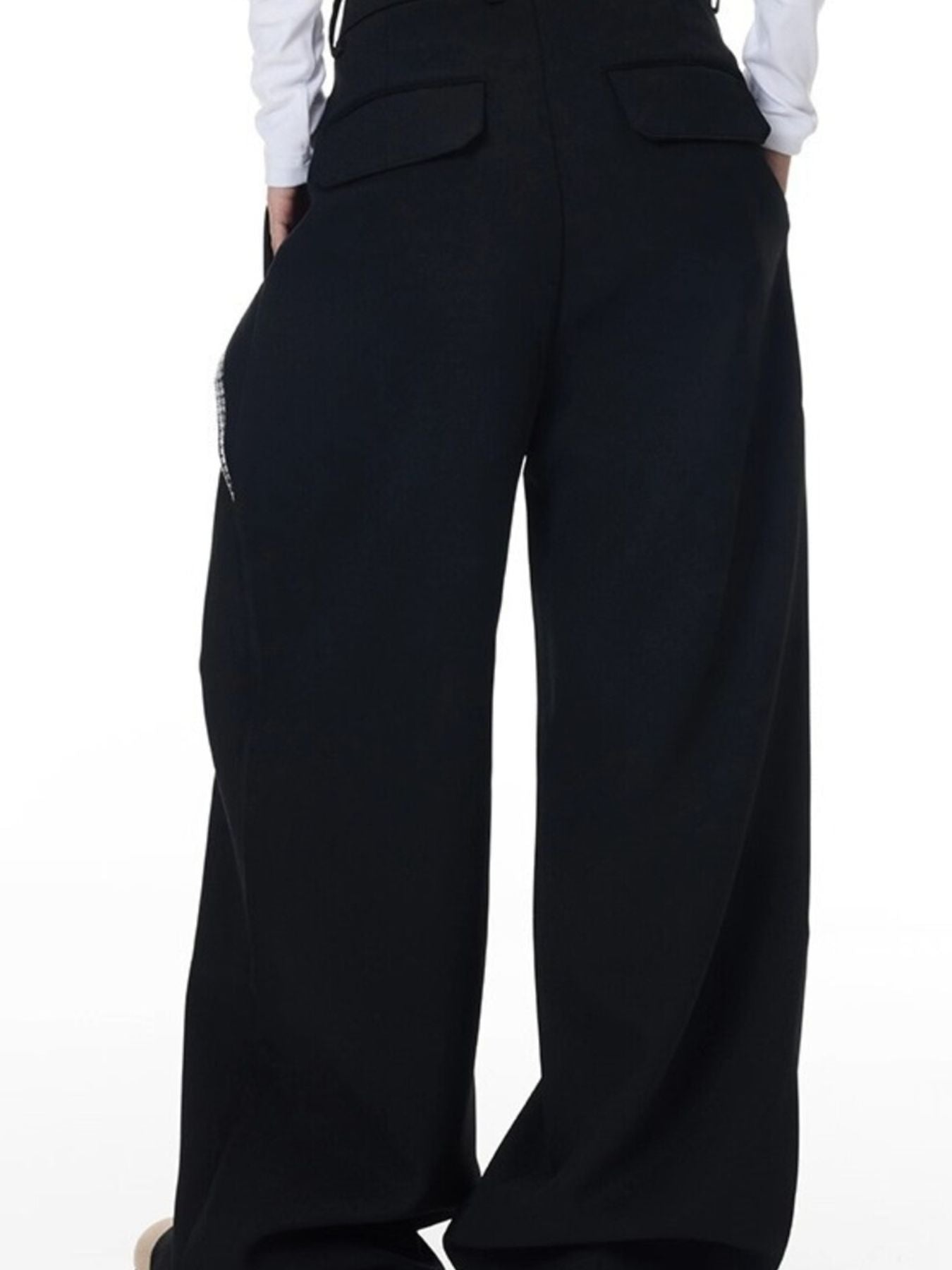 Men's Plus Size Wide Leg Pants