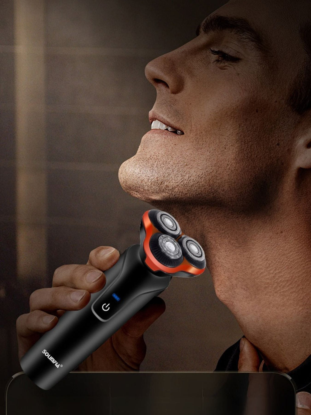 3-Head Rotary Electric Shaver
