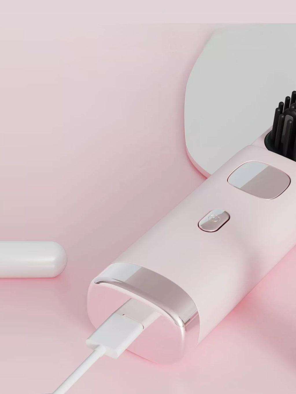 Portable Heated Hair Straightening Comb