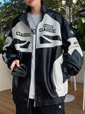 Men's Plus Size Zip Up Long Sleeve Jacket