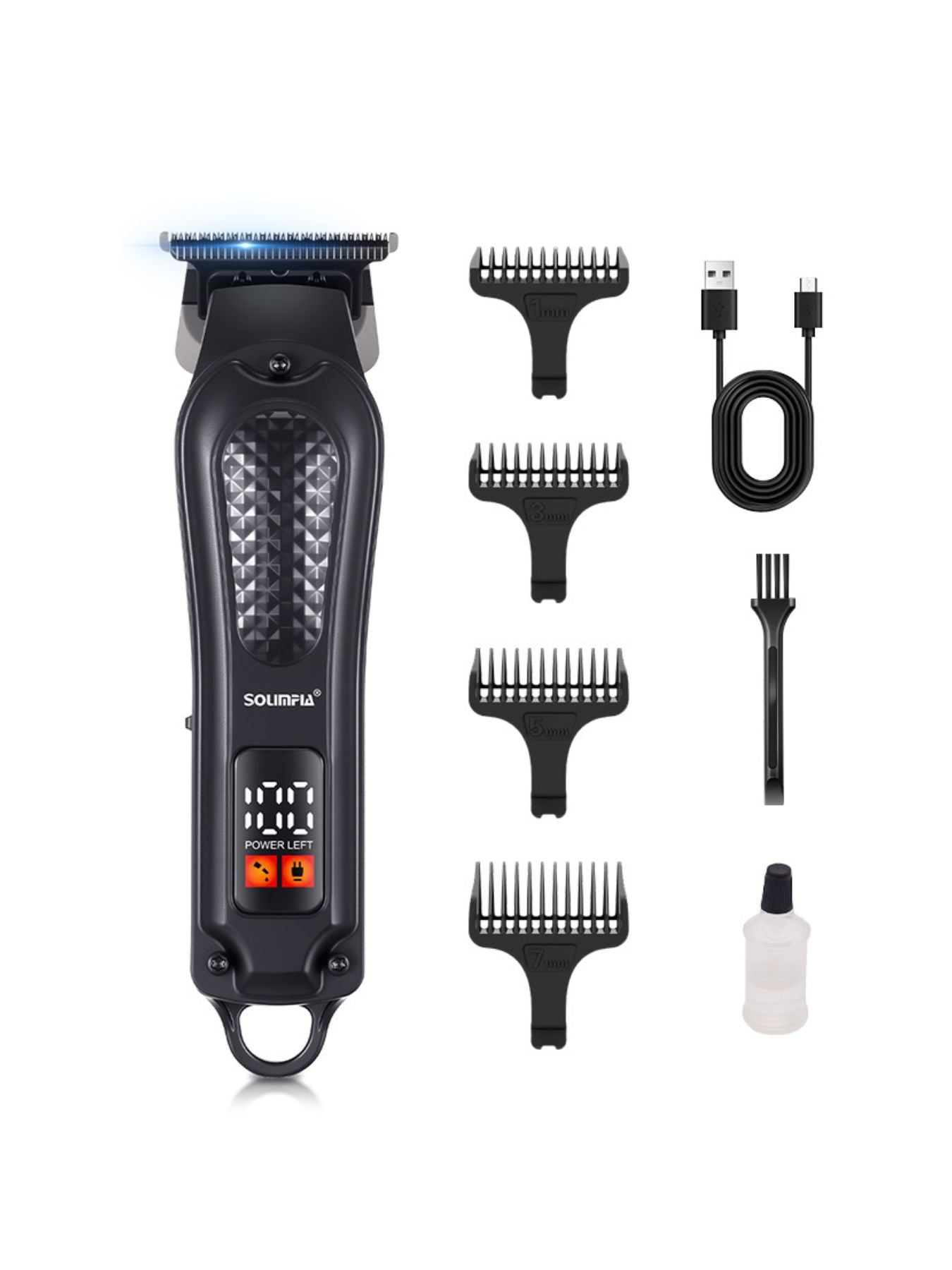 LED Display Cordless Hair Clipper