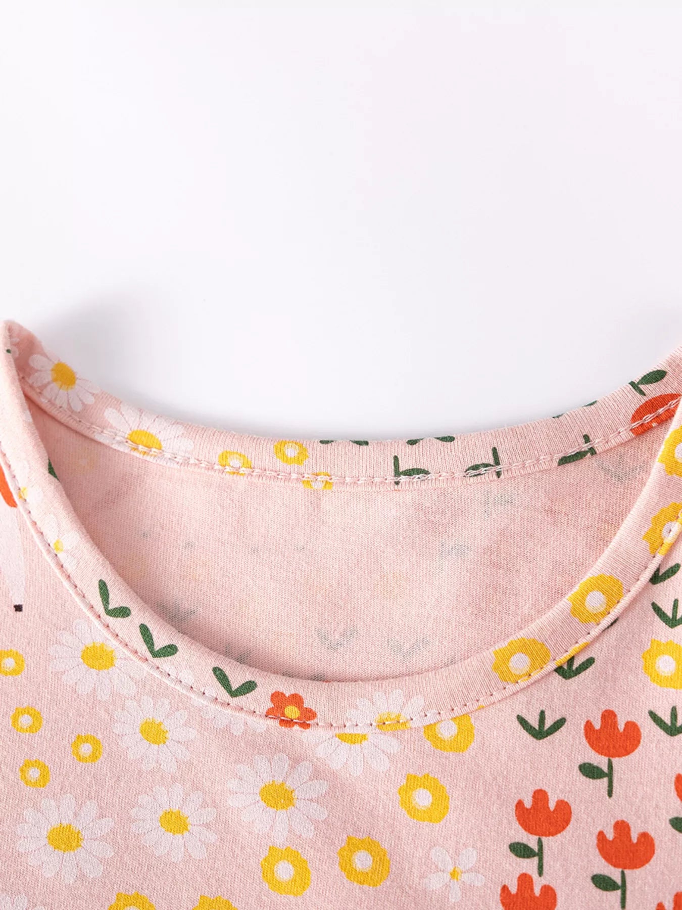 Children's Floral Print Casual Dress